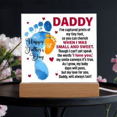 When I Was Small and Sweet - Acrylic Square